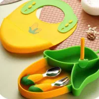 ظرف غذا کودک چاشت سیلیکونی (آنتی باکتریال) سیلیکون|اسباب و اثاث بچه|مشهد, چهنو|دیوار