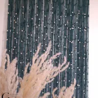 پرده مکرومه اقتصادی|پرده، رانر، رومیزی|چهاردانگه (تهران), |دیوار