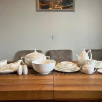 سرویس چینی ۱۸ نفره سواروسکی آلمانی