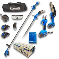 ست باغبانی قیچی و اره شارژی Vivarex