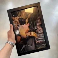 تابلو دکور سایز a4 کف قیمت