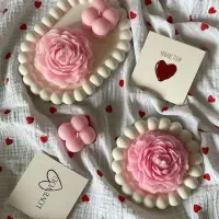 مینی روبیک،گل آلاله با سینی