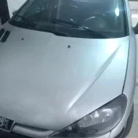 ۲۰۶نقره ای شاسی سالم تمام رنگ۸۳