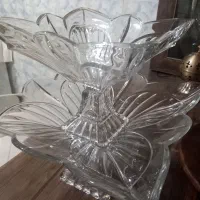 دوعدد ظرف جا میوه ای پایه دار|ظروف سرو و پذیرایی|شهریار, شهرک وائین|دیوار