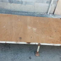 تخت یه نفره آهنی با کفی نوپان مخصوص ایوان یا باغ|تخت و سرویس خواب|اصفهان, عسگریه|دیوار