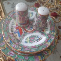 مقداری ظروف چینی گل مرغی|کلکسیون اشیاء عتیقه|اصفهان, بابوکان|دیوار