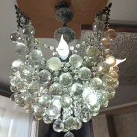 لوستر کریستال ۵ شاخه