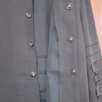 مانتو مجلسی کرپ مشکی|لباس|گنبد کاووس, |دیوار