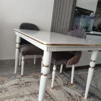 میز غذا خوری|میز و صندلی غذاخوری|اقبالیه, |دیوار