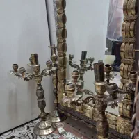 گلدان گل و آینه شمعدان|صنایع دستی و سایر لوازم تزئینی|قم, سراجه (۱۵ خرداد)|دیوار