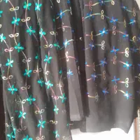 پارچه پیراهن مجلسی وسرویس عسلی