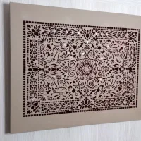 تابلوی برجسته طرح فرش