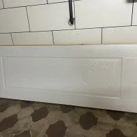درب چوبی دو لنگه نو