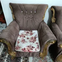 مبل ۷ نفره کار کرده|مبلمان خانگی و میز عسلی|کرمانشاه, |دیوار