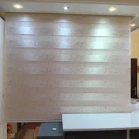 پرده کرکره چوبی فلزی دیکی زبرا کرکره فلزی عمودی