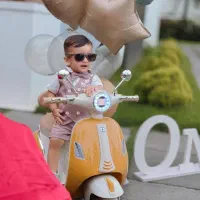 موتور شارژی کودک سه چرخ طرح وسپا|اسباببازی|قزوین, |دیوار