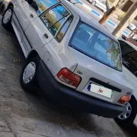 پراید مدل ۸۷ نقره‌ای مرتب