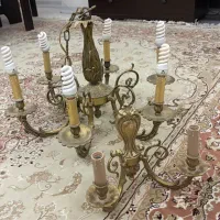 لوستر برنجی|لوستر و چراغ آویز|اصفهان, شفق|دیوار
