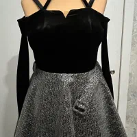 لباس مجلسی عروسکی مخمل