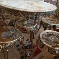 میزو صندلی نهارخوری برنز|میز و صندلی غذاخوری|بیرجند, |دیوار