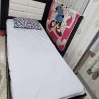 ست ۲ تخت خواب یکنفره و کمد و میز آرایش|تخت و سرویس خواب|گرمدره, |دیوار