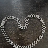 گردنبند زنجیر کریستال بلور