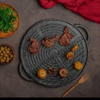 تابه گریل چدن دو طرفه نالینو کاملا نو جهیزیه