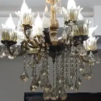 لوستر برنجی ۸شاخه
