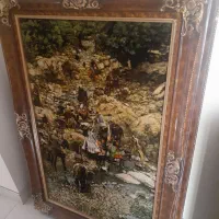 تابلو فرش عشایر رفت و برگشت