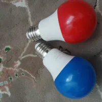 لامپ رنگی قرمز آبی