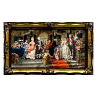 تابلوفرش ماشینی فردیس فرانسوی مراسم عروسی ناپلئون