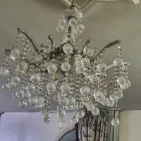 لوستر استیل کریستالی