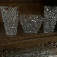 گلدان پارچ و لیوان چک قدیمی