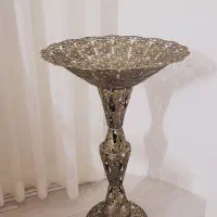 ظرف میوه برنجی پایه دار