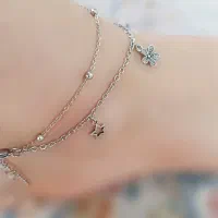 پابند خلخال نیم ست مروراریدی دستبند قفل تی پنس