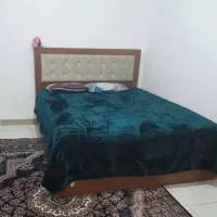 تخت ام دی اف نو با تشک سالم تمیز