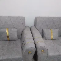 مبل ۷نفره با عسلی سفید