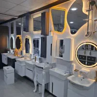 کابین روشویی و ایینه