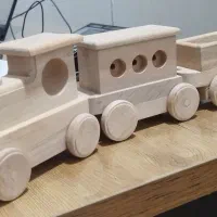 اکسسوری قطار تمام چوب