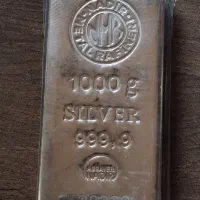 شمش نقره ۱ کیلویی نادیر