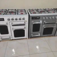 اجاق گاز طرح فر پنج شعله رویه استیل طرح جدید