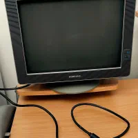 مانیتور CRT سامسونگ ۱۷ اینچ + اسپیکر جنیوس استریو