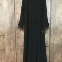 مانتو عبا کرپ کویتی نو با شال