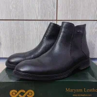 فروش نیم بوت مردانه کلاسیک چرم مریم