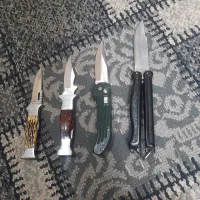 چاقو ، ضامن دار ، تاشو