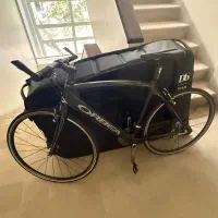 دوچرخه ORbea فیبر کربن و چمدان دوچرخه teamsky
