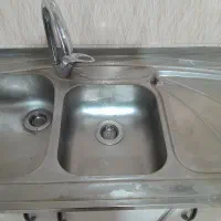 سینک و کابینت به همراه شیر آب|مصالح و تجهیزات ساختمان|اردبیل, |دیوار