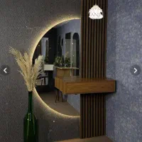 آینه دکوراتیو هلال ،دفرمه ،گرد (فروشگاه طنین بانو)
