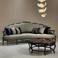 مبل سیلواناخرچنگی مشکی سلطنتی جدید ۱۴۰۴|مبلمان خانگی و میز عسلی|تهران, یافت‌آباد|دیوار