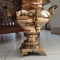 سماور مسوار روسی اصل اصل سه مهر  کلکسیونی